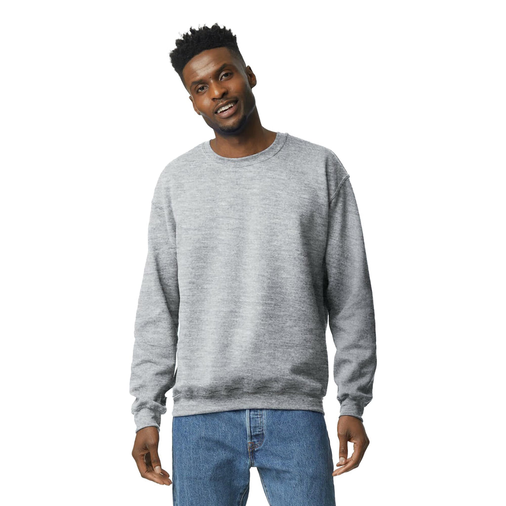 Gildan Unisex Adult Fleece Crewneck Sweatshirt, Style G18000, Multipack