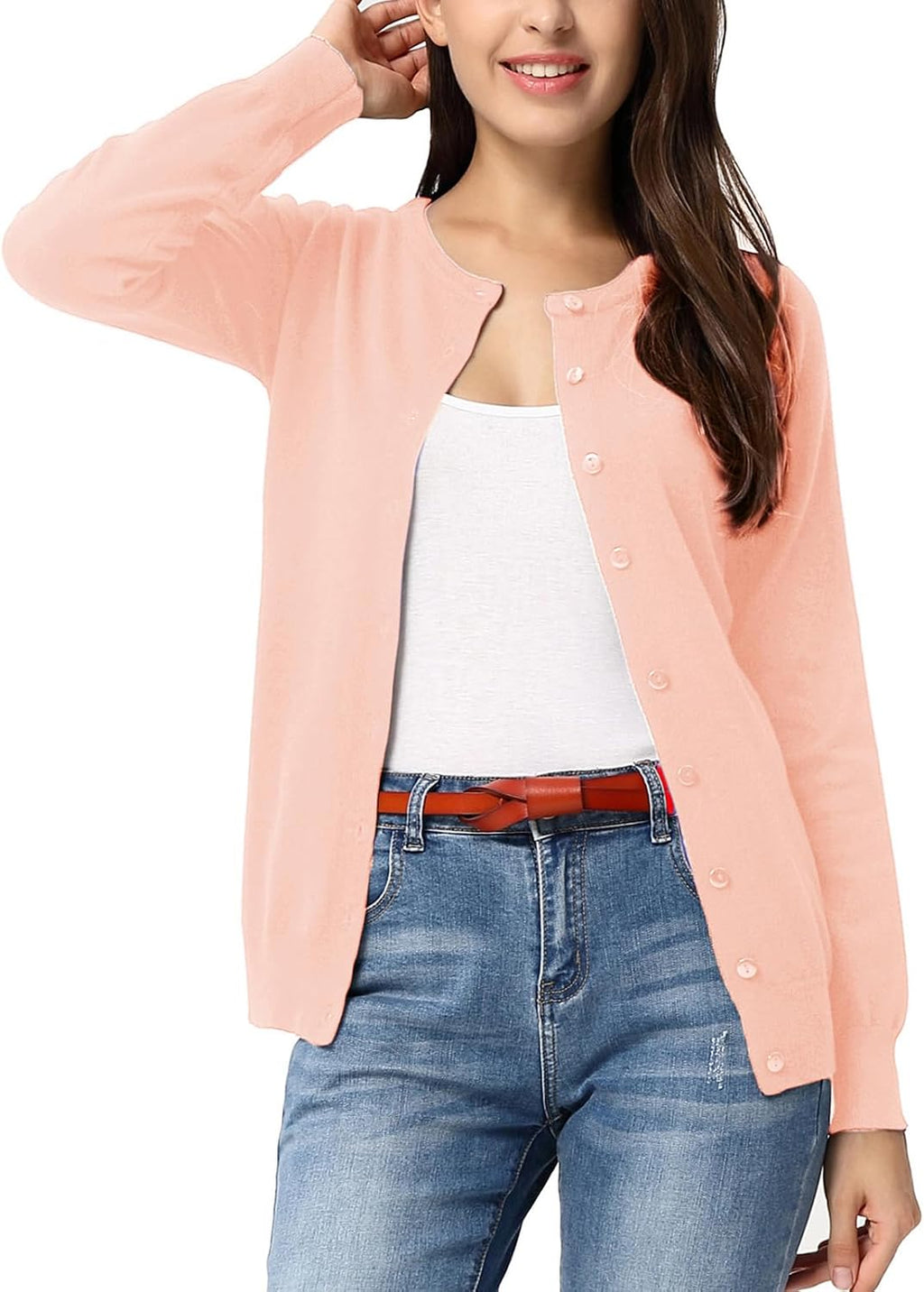 GRACE KARIN Knit Cardigan Sweaters for Women Lightweight Fall Outfits 2026