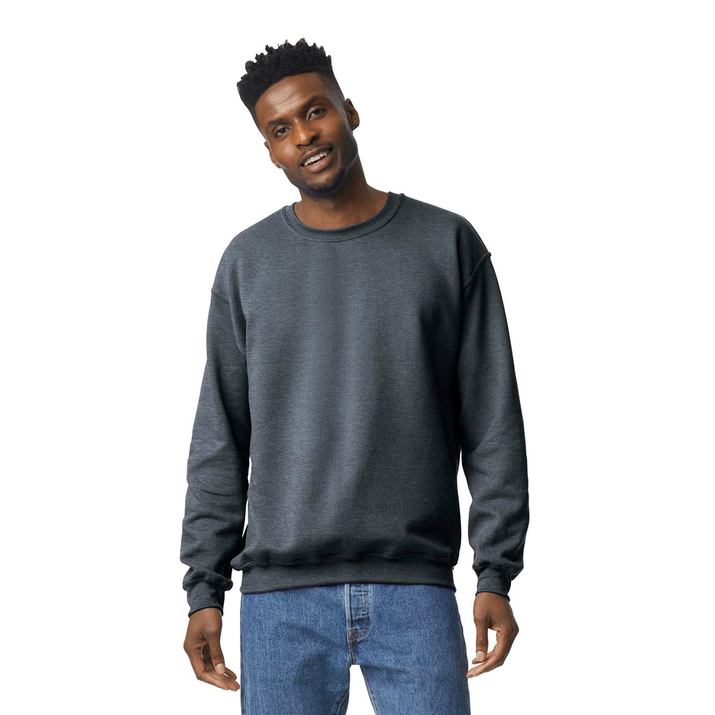 Gildan Unisex Adult Fleece Crewneck Sweatshirt, Style G18000, Multipack