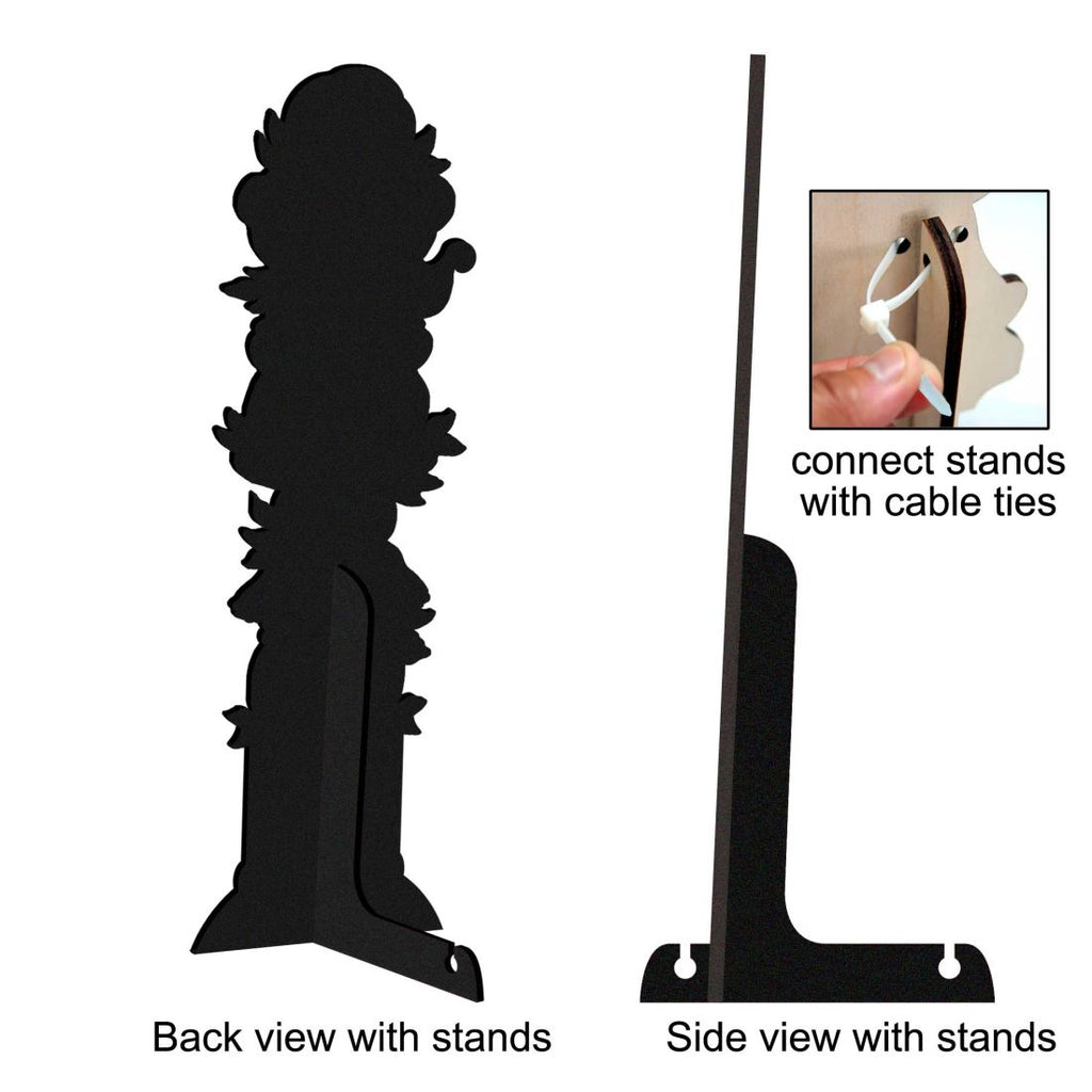 Boo Walkway Greeters Set of 2 Halloween Outdoor Decor by Jamie Mills-Price - Thanksgiving Halloween Decor - 8457802F-S2