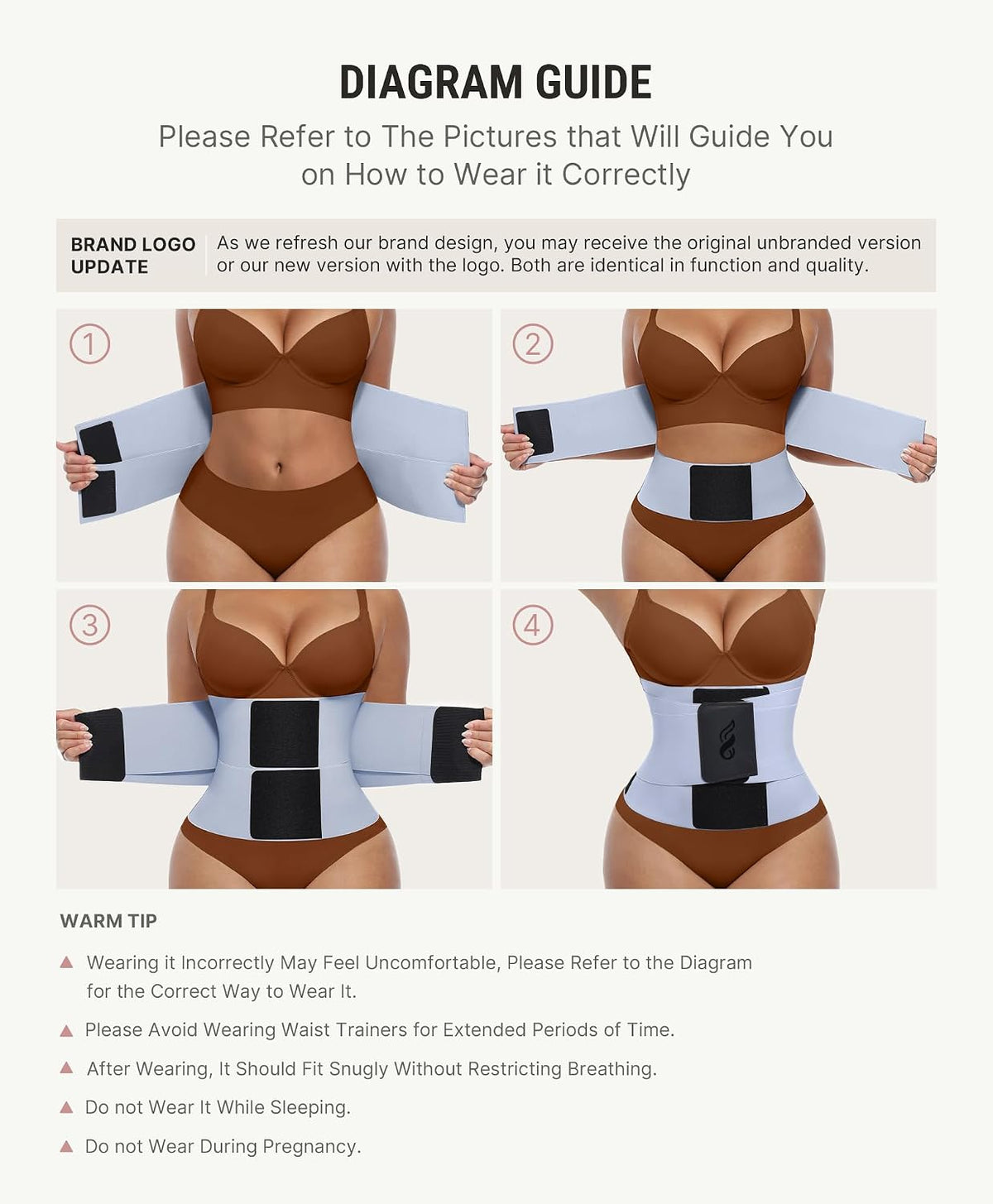FeelinGirl Waist Trainer for Women Corset Tummy Control Faja Body Shaper