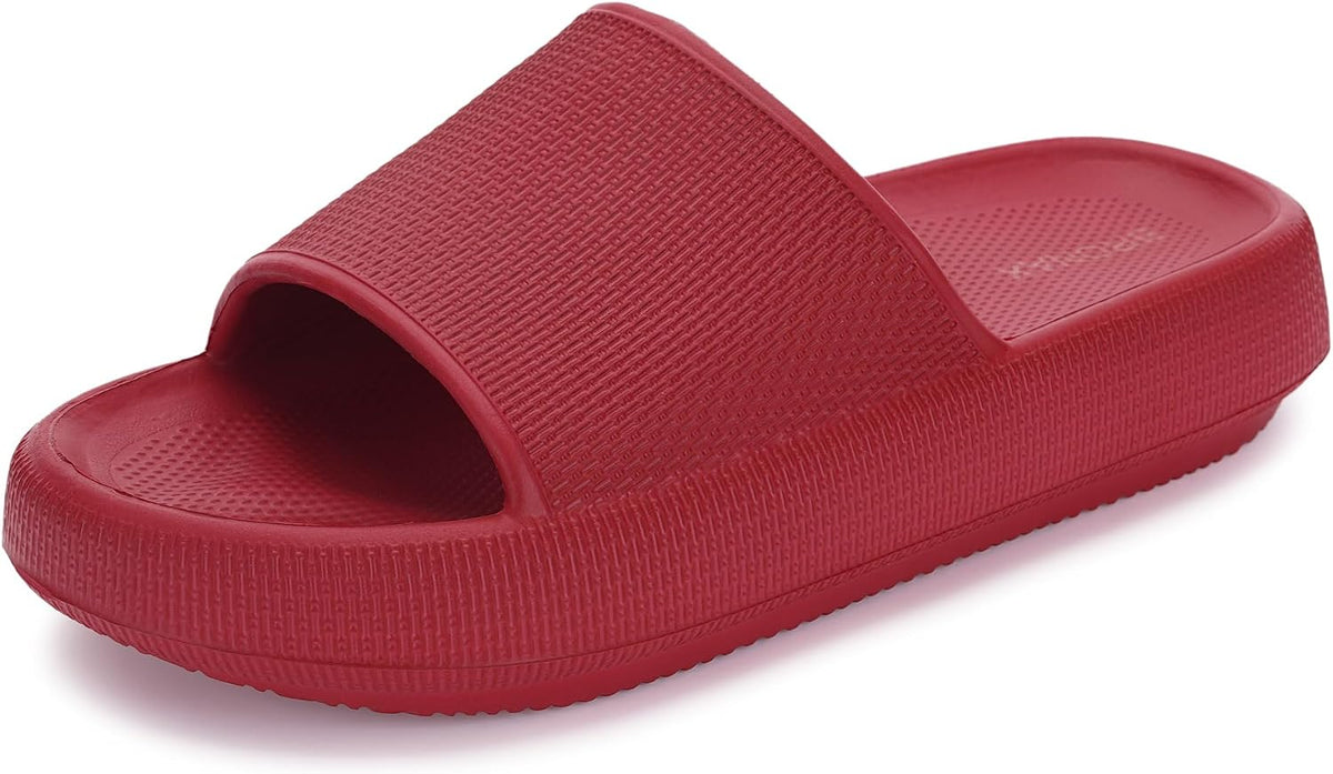 BRONAX Cushioned Thick Sole Pillow Slippers for Women and Men Y10