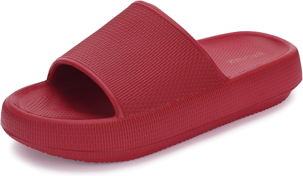 BRONAX Cushioned Thick Sole Pillow Slippers for Women and Men Y10