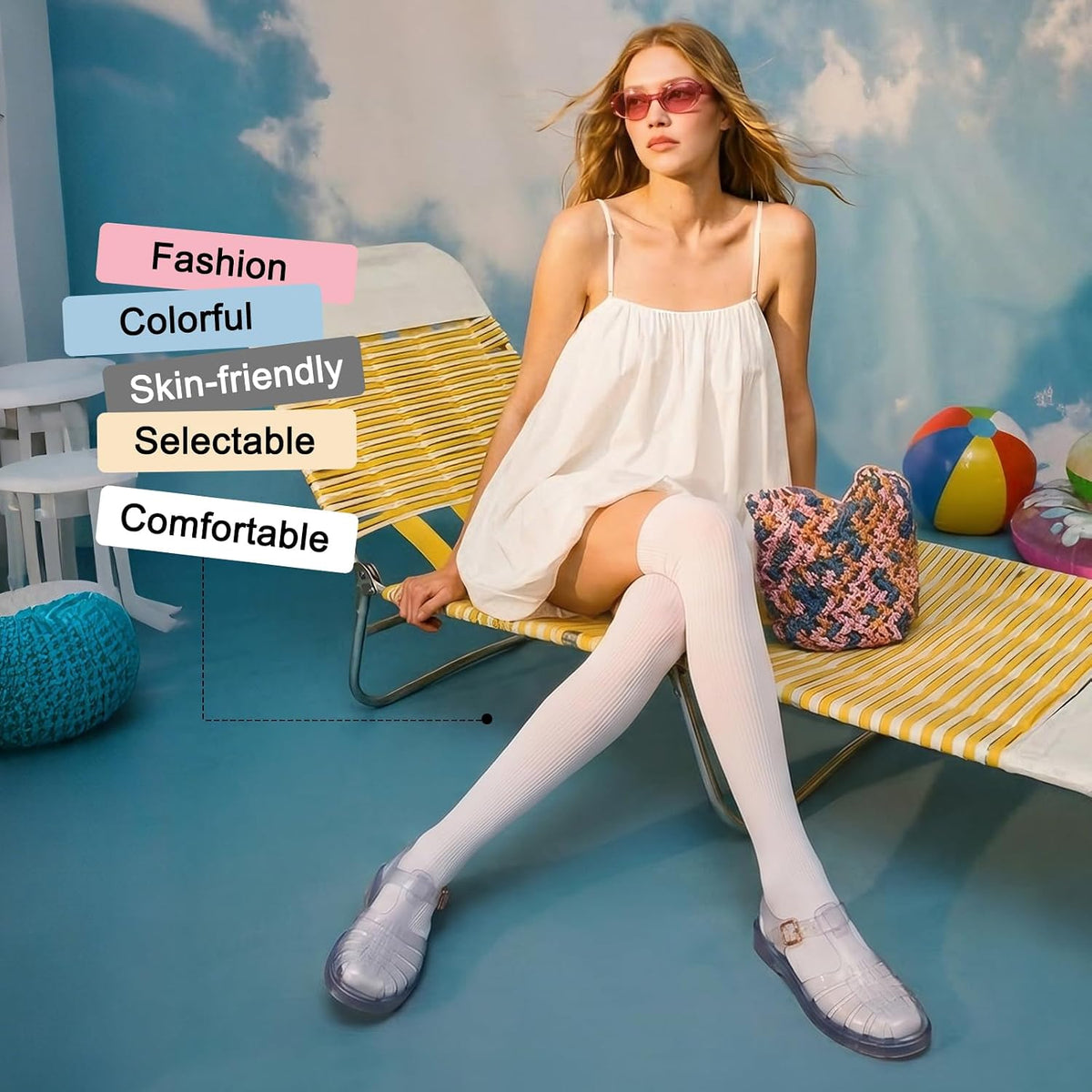 4 Pairs Compression Socks for Women Circulation-Best Support for Nurses,Running,Athletic,Travel
