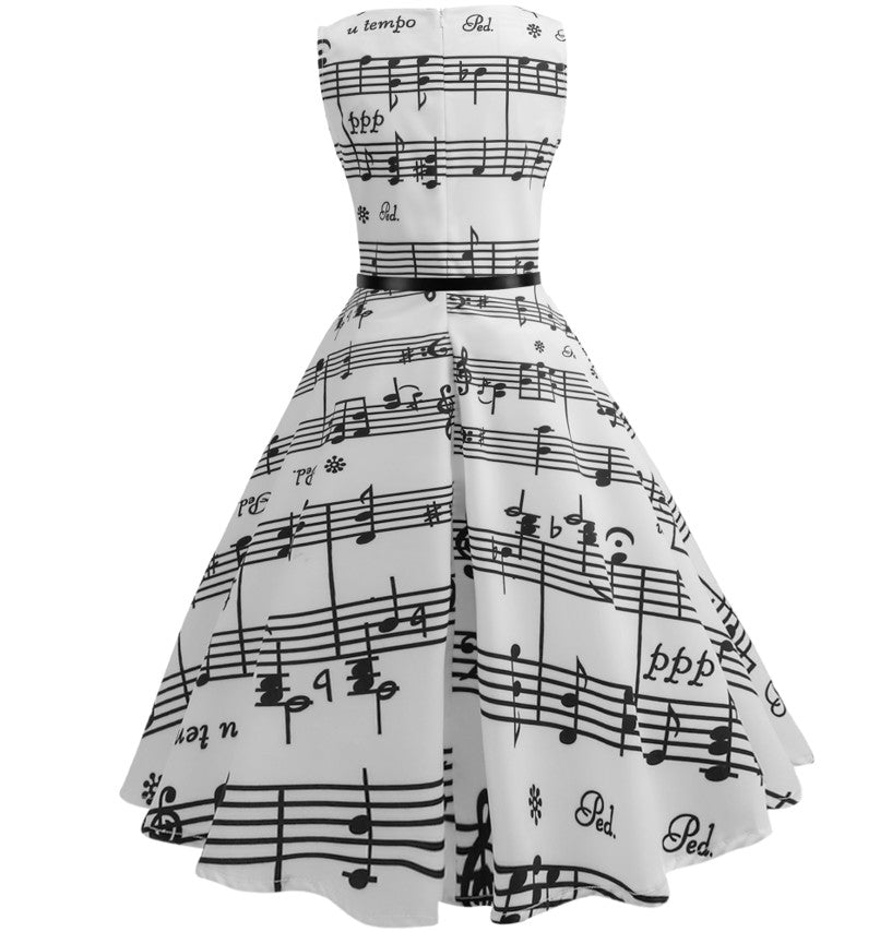 Women's Retro Floral Print Maxi Dress