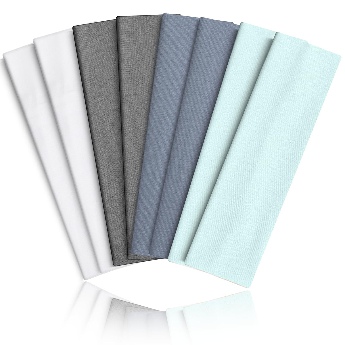 Headbands for Women 8PCS, Summer-Exclusive Elastic Non Slip Hair Head Bands