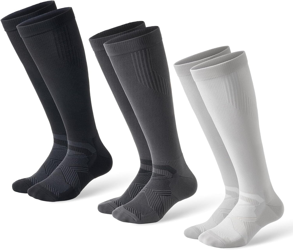 Compression Socks for Women and Men,15-20 mmHg Support(3 Pairs)