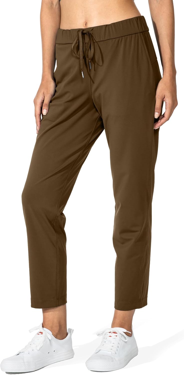 G Gradual Women's Pants with Deep Pockets 7/8 Stretch Ankle Sweatpants