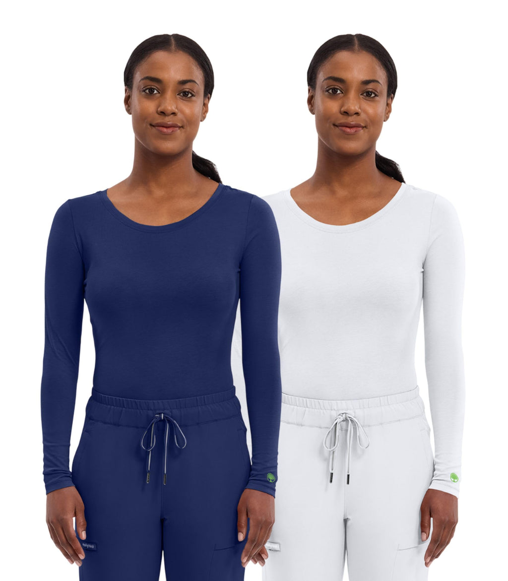 Healing Hands Underscrub Long Sleeve Women Knits Scrub Tops