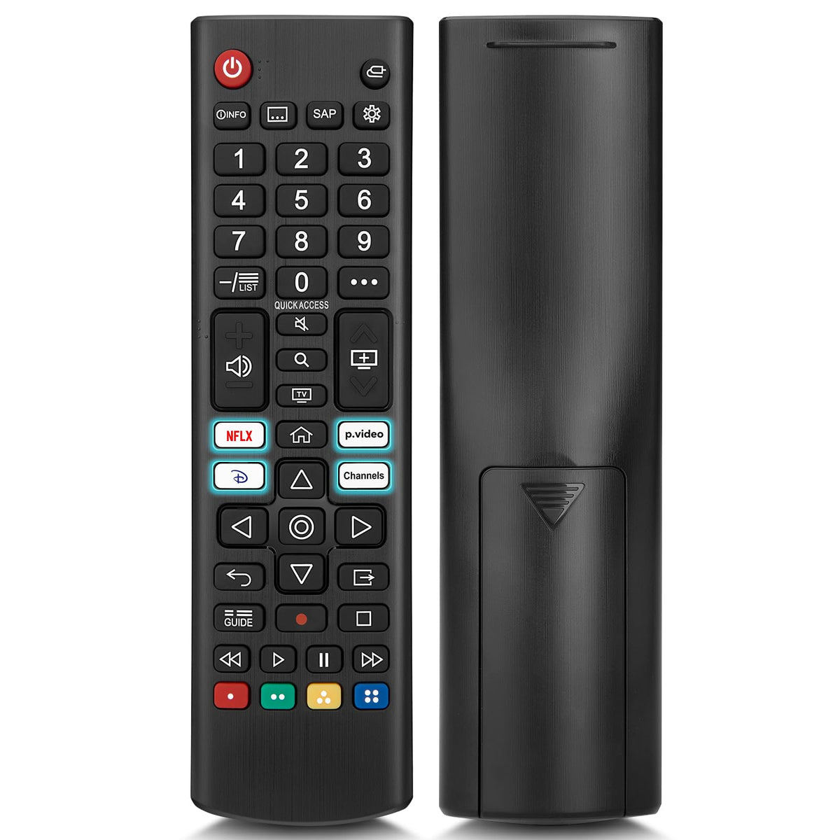 (2 Pack) Replacement Remote Control for Roku TV, for TCL Roku/Onn Roku TVs