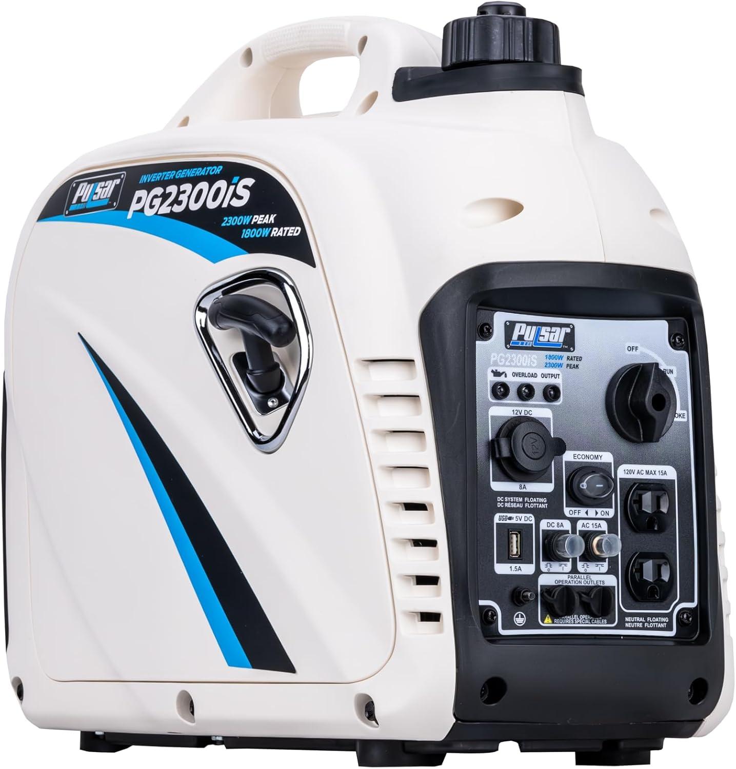 Pulsar 2300W Quiet Inverter Generator – Camping & RV Power, Parallel Ready