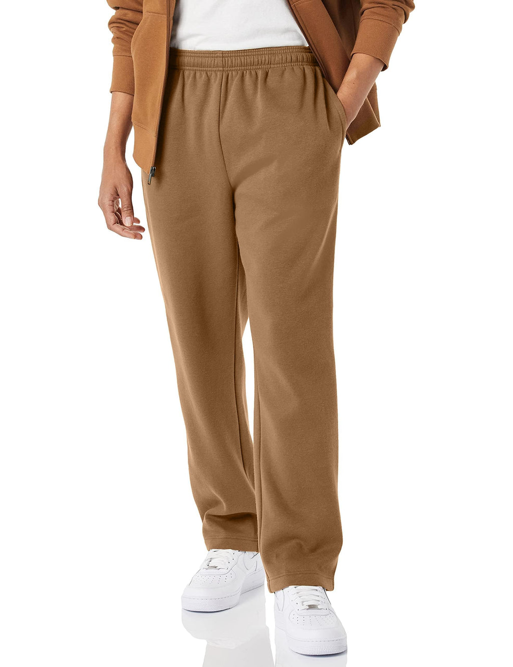 Amazon Essentials Men's Fleece Open Bottom Sweatpant (Available in Big & Tall)