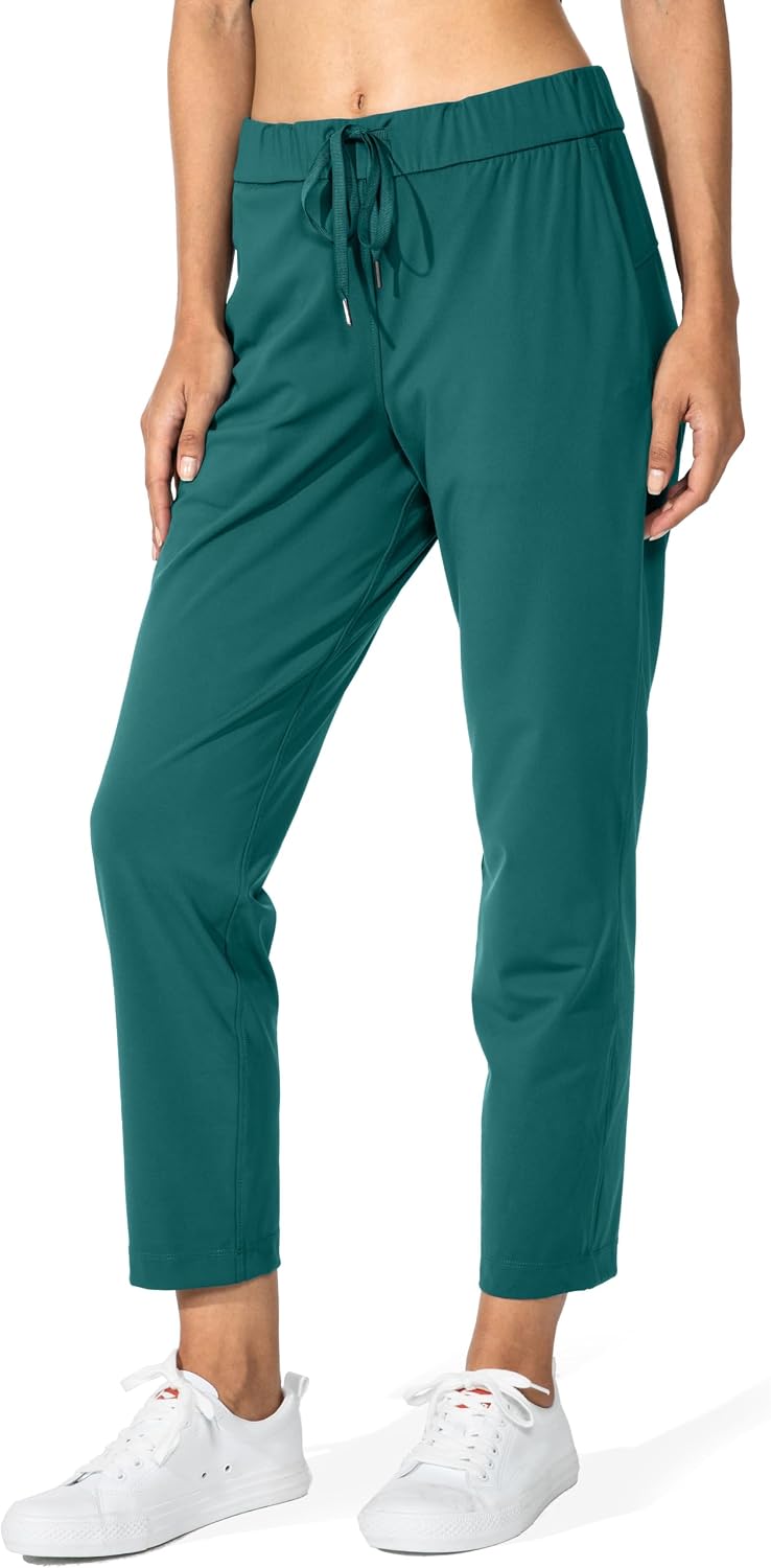 G Gradual Women's Pants with Deep Pockets 7/8 Stretch Ankle Sweatpants