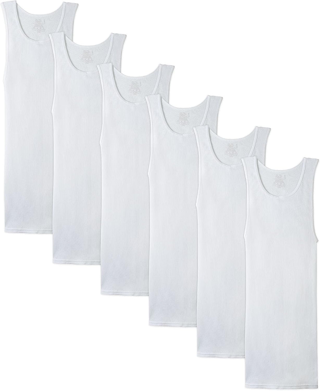 Fruit of the Loom Men's Sleeveless Tag Free Moisture Wicking Tank A-Shirt