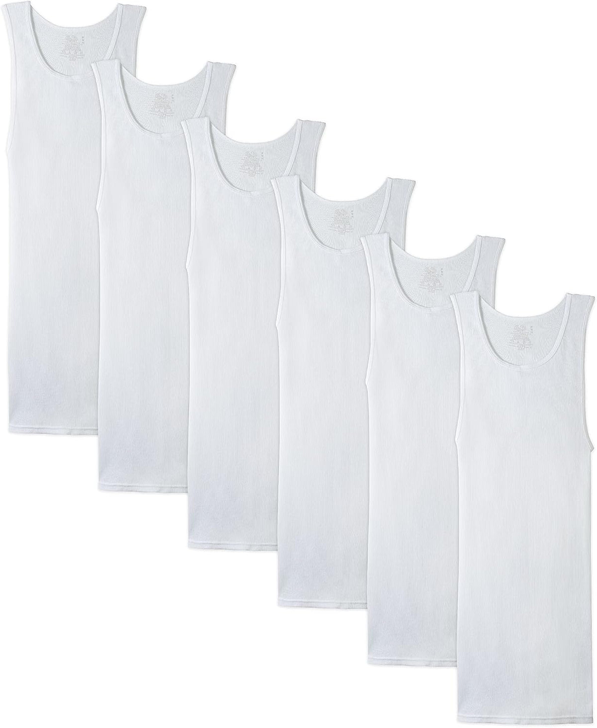 Fruit of the Loom Men's Sleeveless Tag Free Moisture Wicking Tank A-Shirt