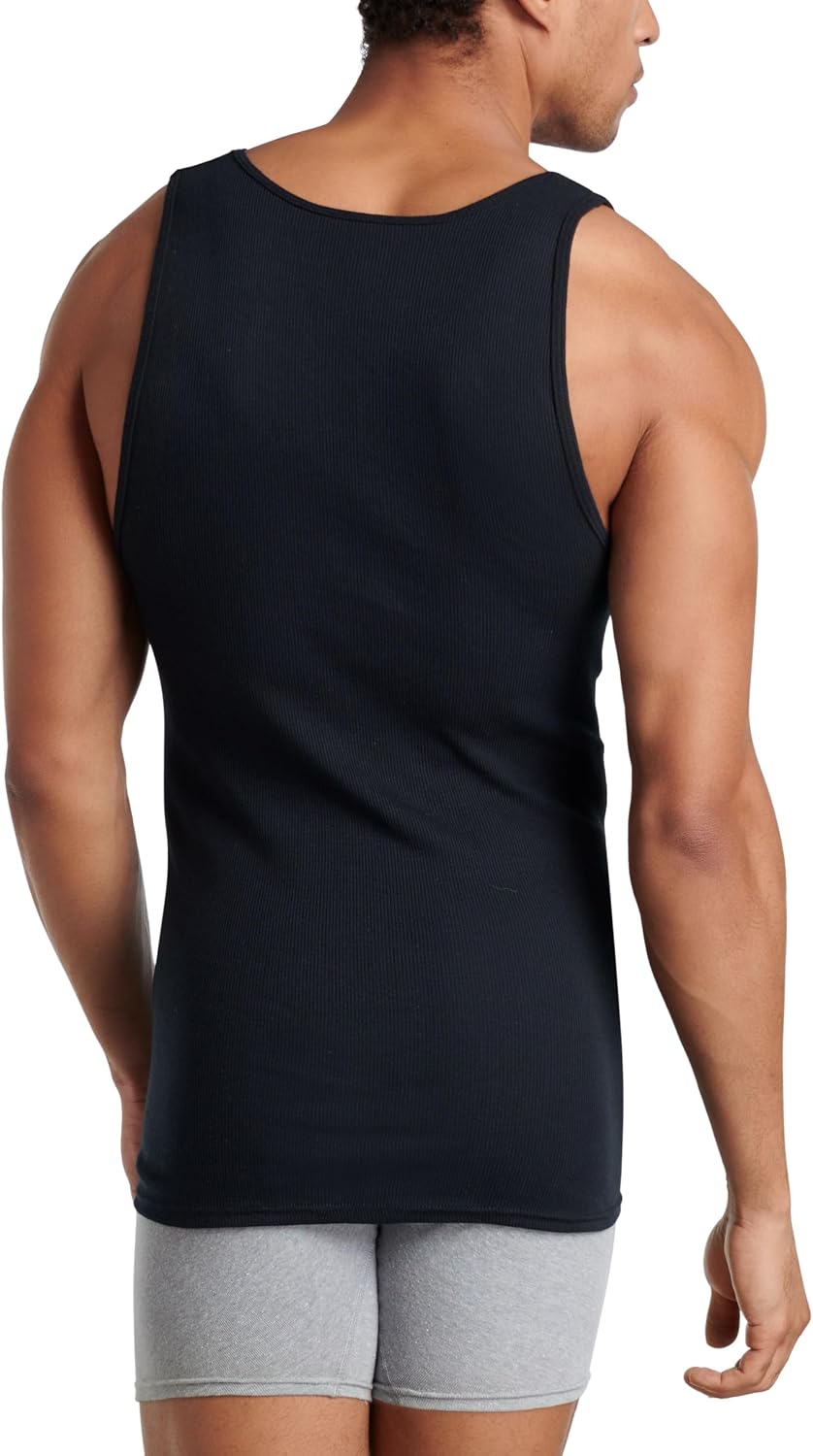 Fruit of the Loom Men's Sleeveless Tag Free Moisture Wicking Tank A-Shirt