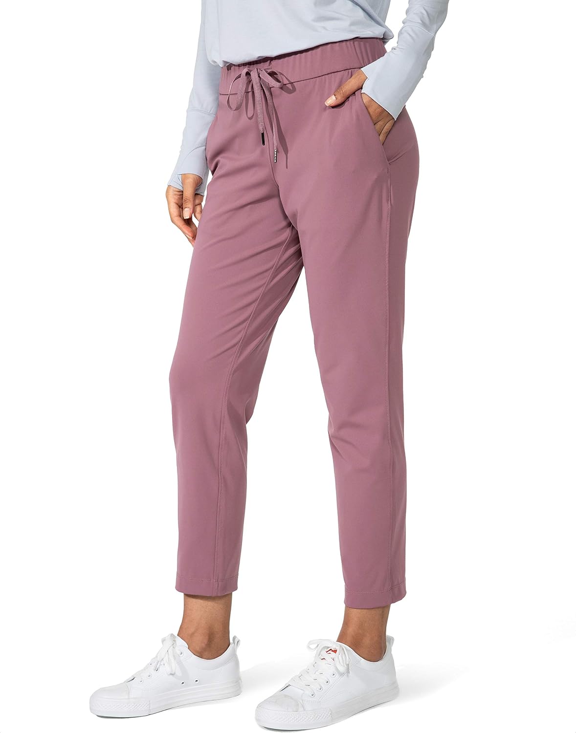 G Gradual Women's Pants with Deep Pockets 7/8 Stretch Ankle Sweatpants