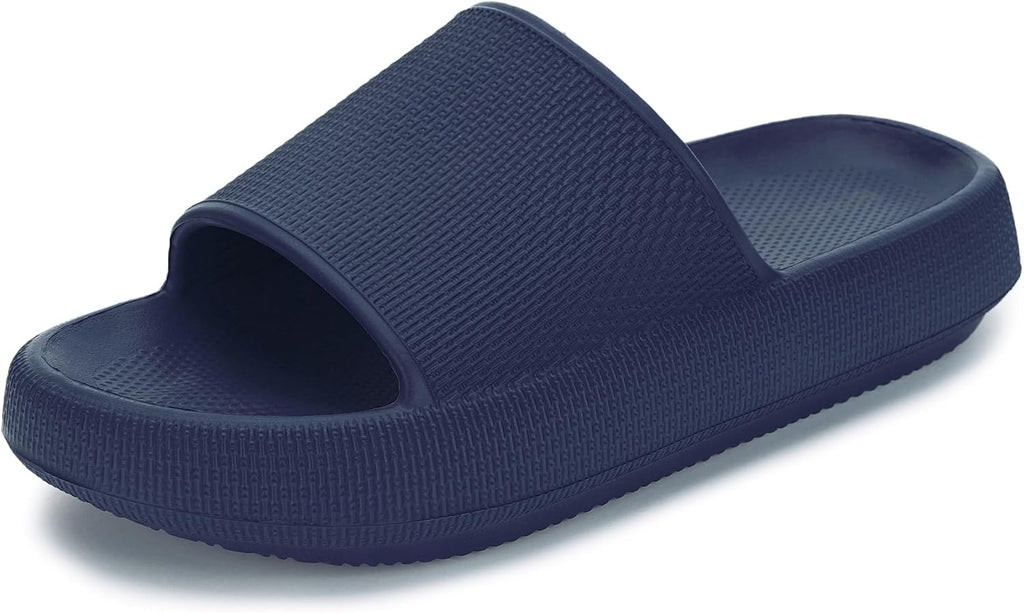 BRONAX Cushioned Thick Sole Pillow Slippers for Women and Men Y10