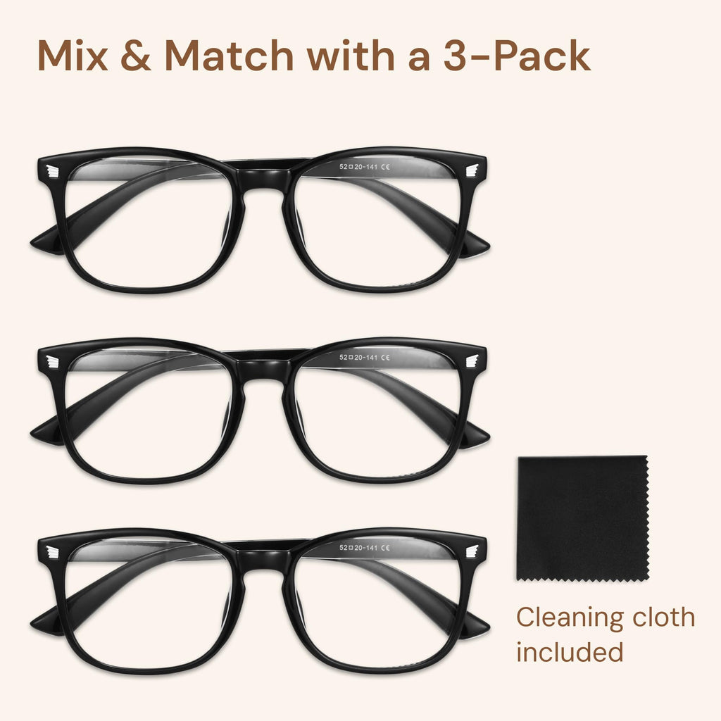 Gaoye Blue Light Glasses for Women - 3 Pack