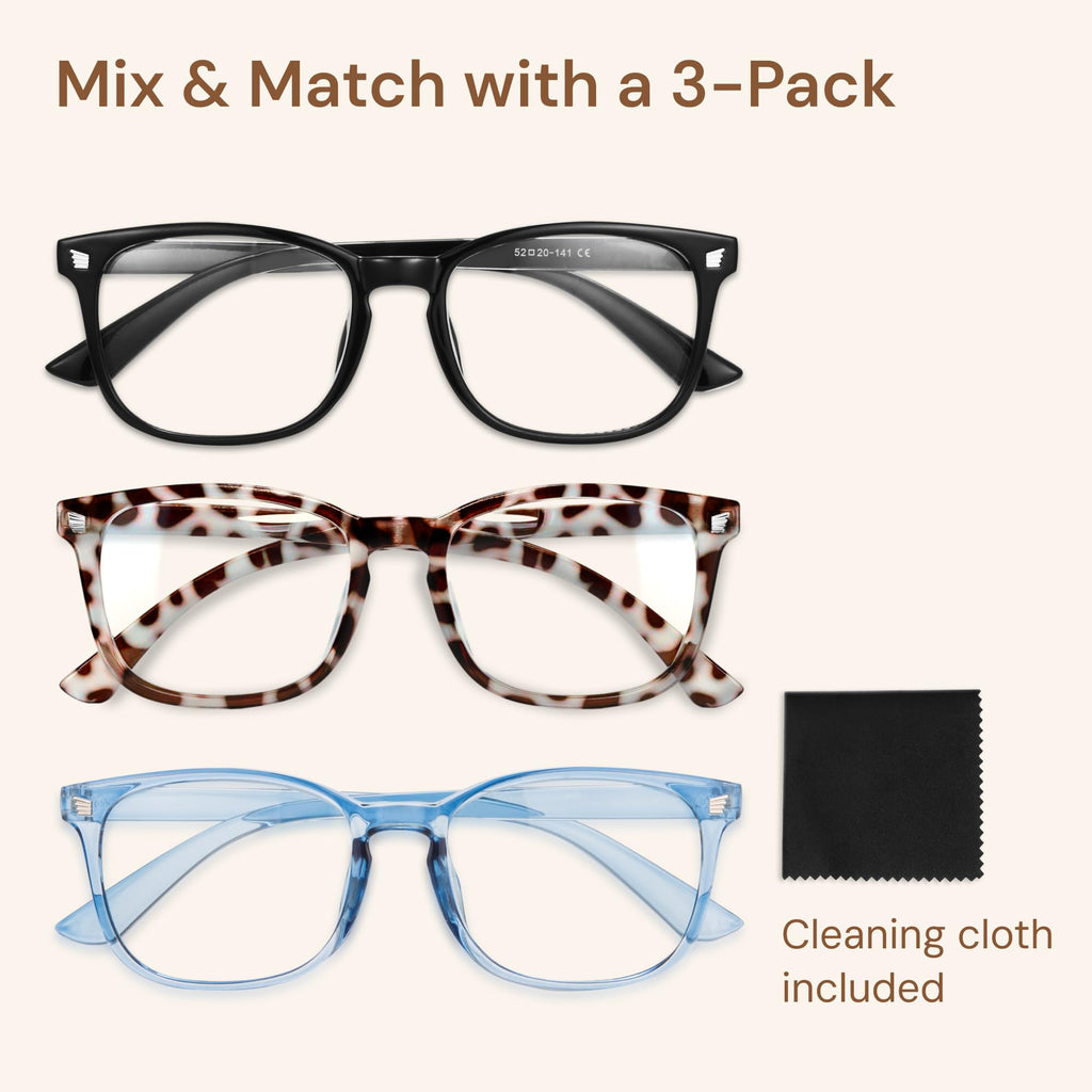 Gaoye Blue Light Glasses for Women - 3 Pack