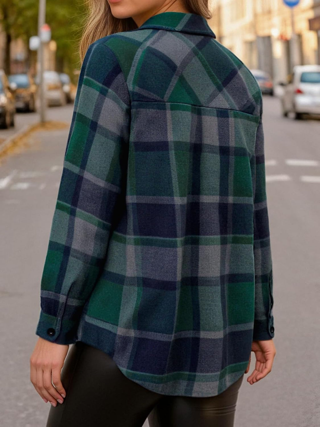 AUTOMET Shackets for Women Plaid Flannel Shirts