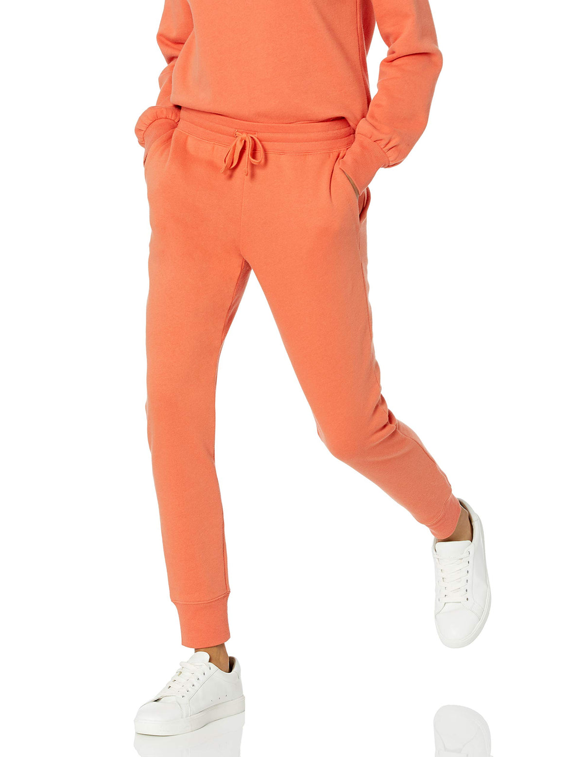 Amazon Essentials Women's Cotton Fleece Jogger Sweatpants with Drawstring (Available in Plus Size)