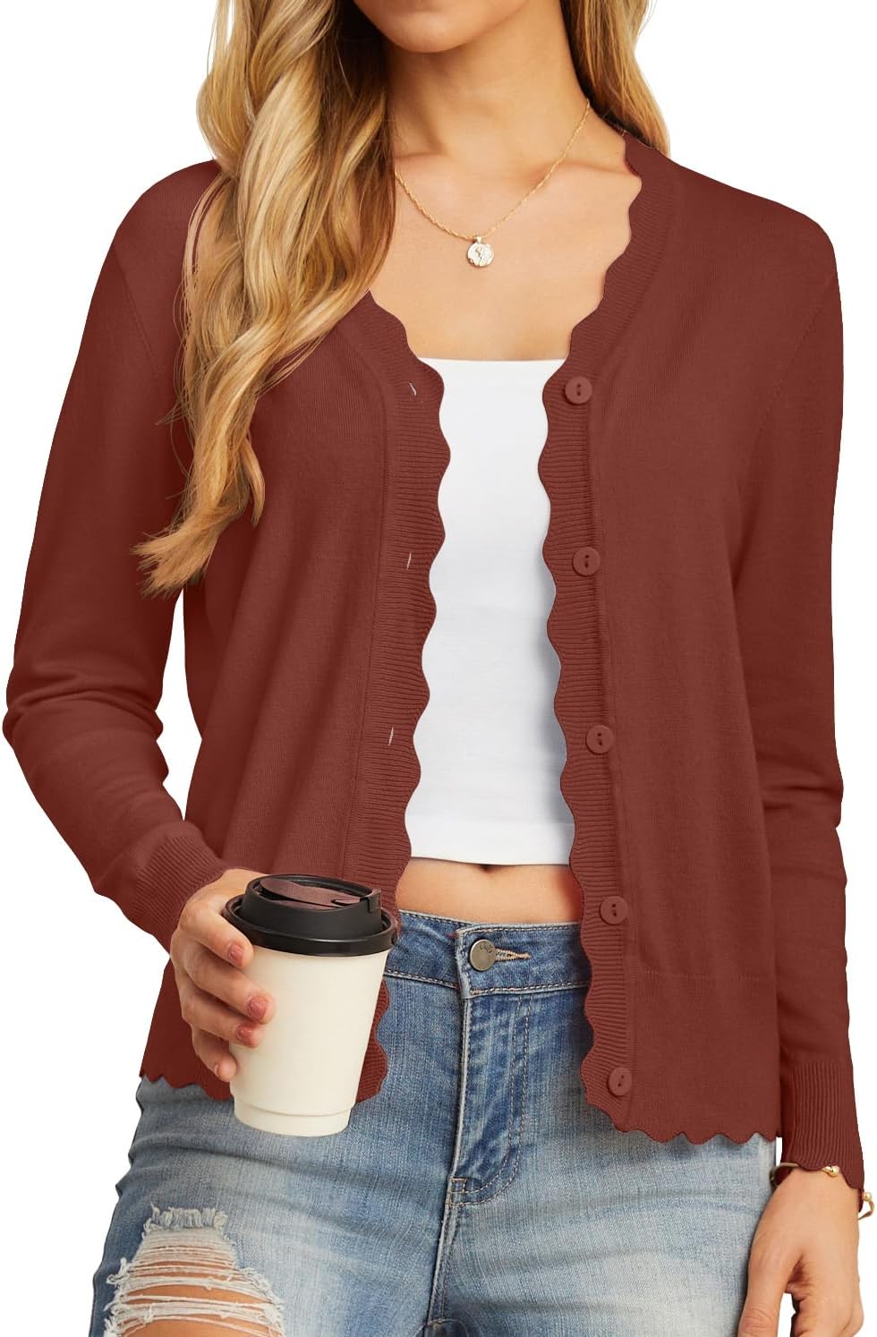 GRECERELLE Cardigan Sweaters for Women Lightweight 2026 Fall Outfits