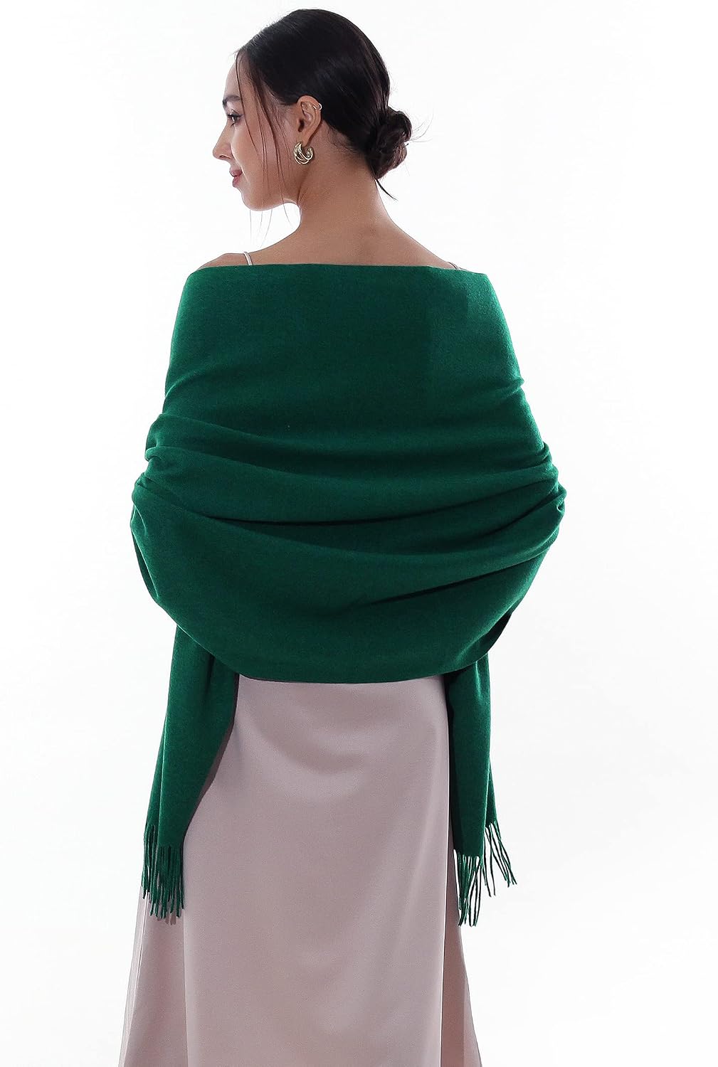 RIIQIICHY Winter Scarfs for Women Pashmina Shawls Wraps for Evening Dresses Large Warm Soft Scarves