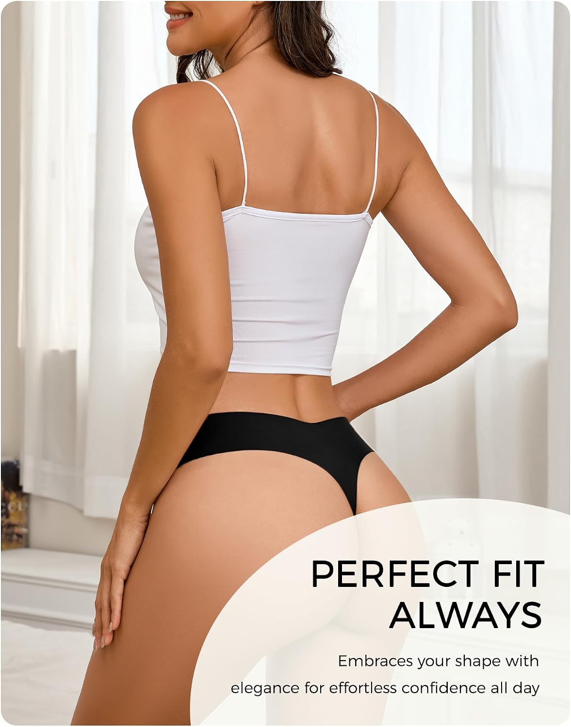 Take Talk Underwear Womens 9 Pack Seamless Thongs No Show Workout Panties