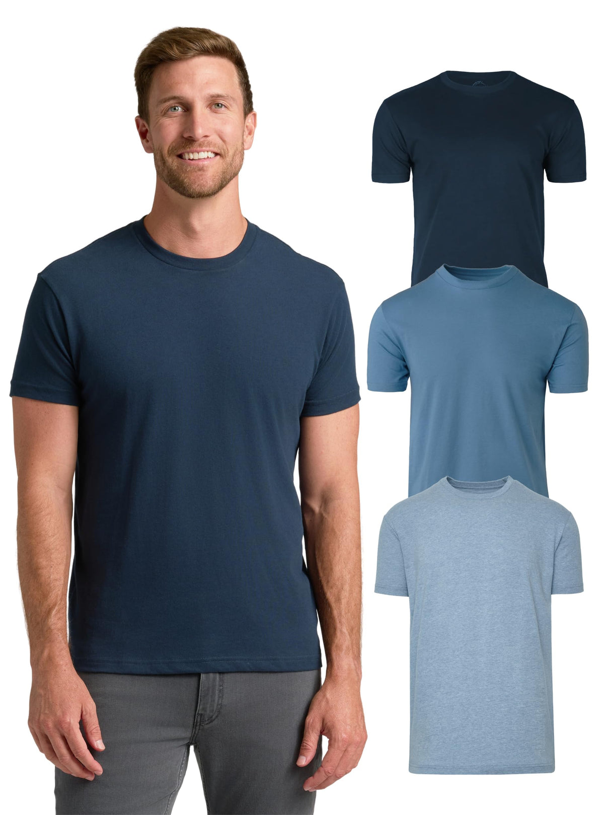 True Classic Mens T-Shirts – Short Sleeve Crew Neck