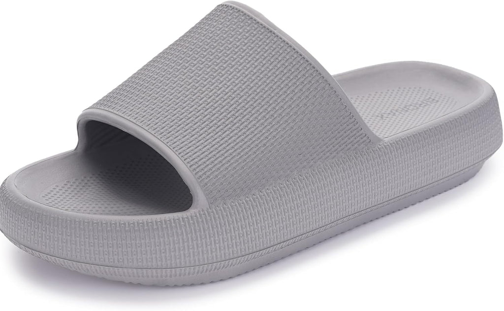 BRONAX Cushioned Thick Sole Pillow Slippers for Women and Men Y10