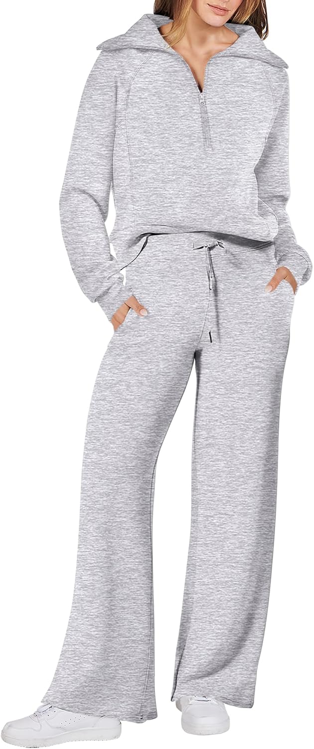 ANRABESS Women 2 Piece Set Sweatsuits Lounge Fall Outfits