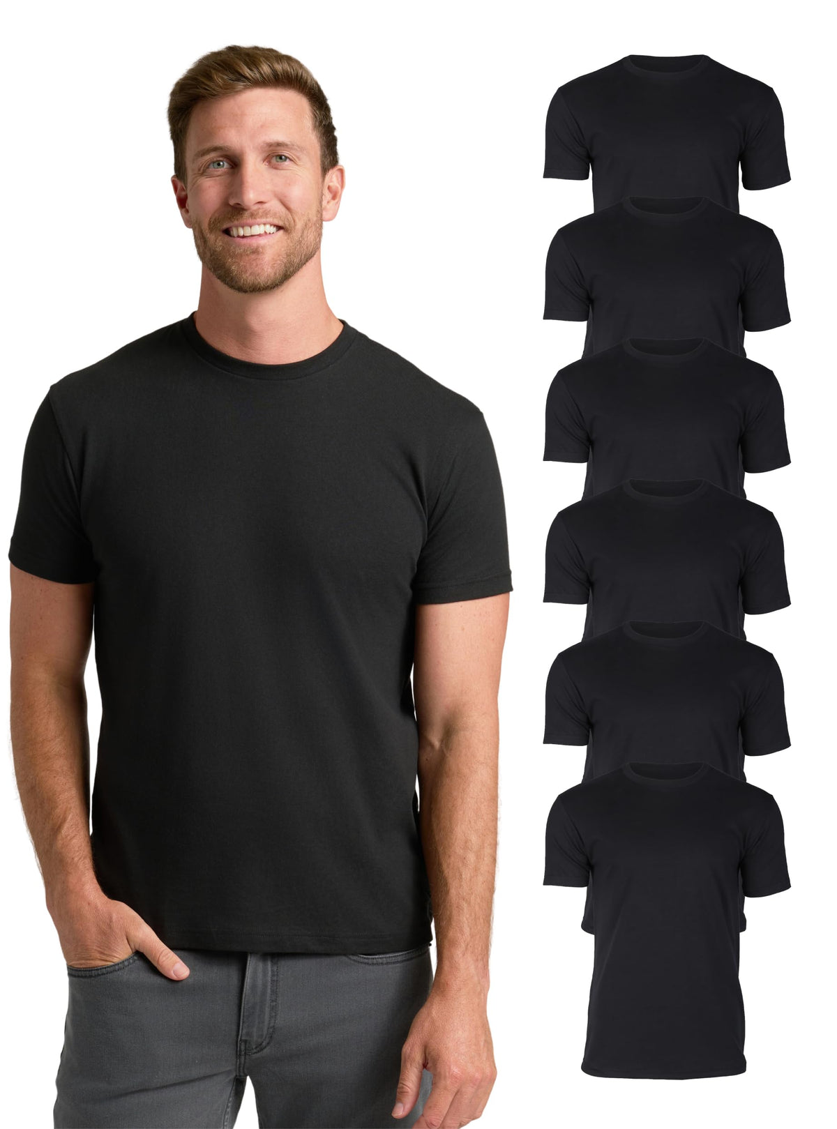True Classic Mens T-Shirts – Short Sleeve Crew Neck