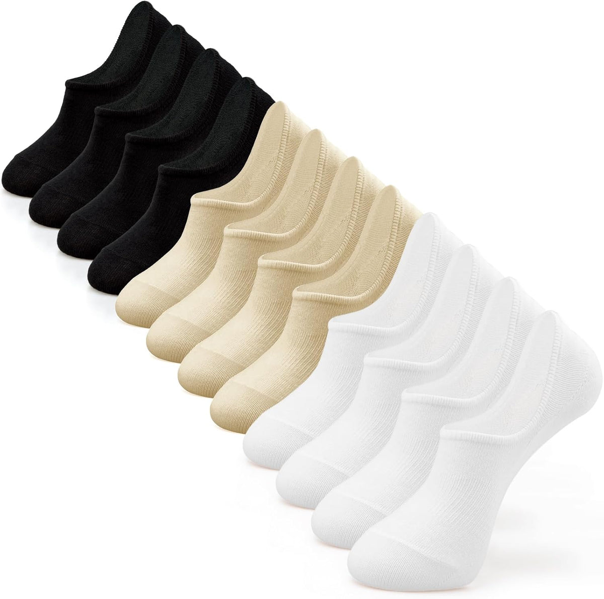 IDEGG Women & Men No Show Low Cut Anti‑Slip Casual Sports Running Socks