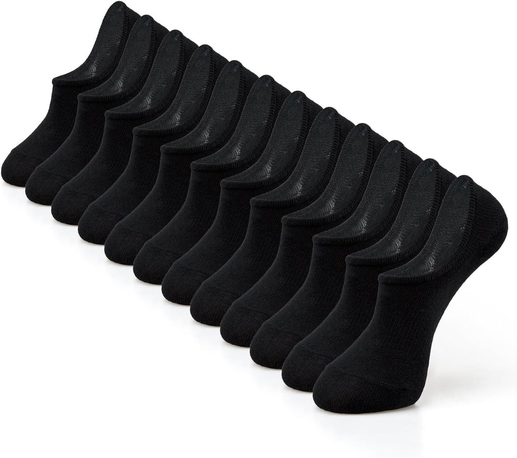 IDEGG Women & Men No Show Low Cut Anti‑Slip Casual Sports Running Socks