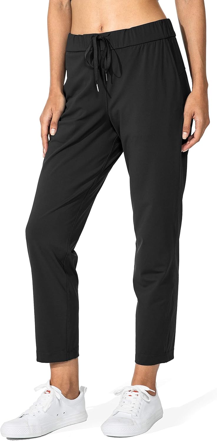 G Gradual Women's Pants with Deep Pockets 7/8 Stretch Ankle Sweatpants