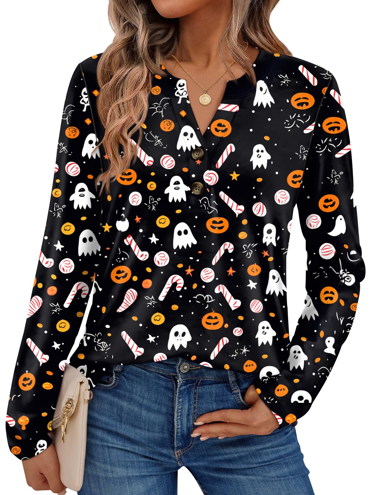 AUTOMET Women's Long Sleeve Shirts 2026 Fall Outfits Dressy Casual Tops