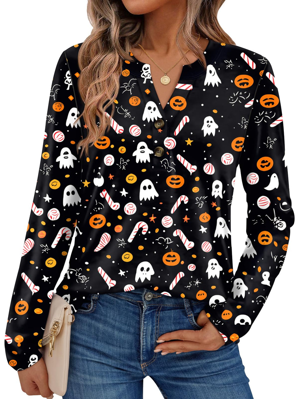 AUTOMET Women's Long Sleeve Shirts 2026 Fall Outfits Dressy Casual Tops
