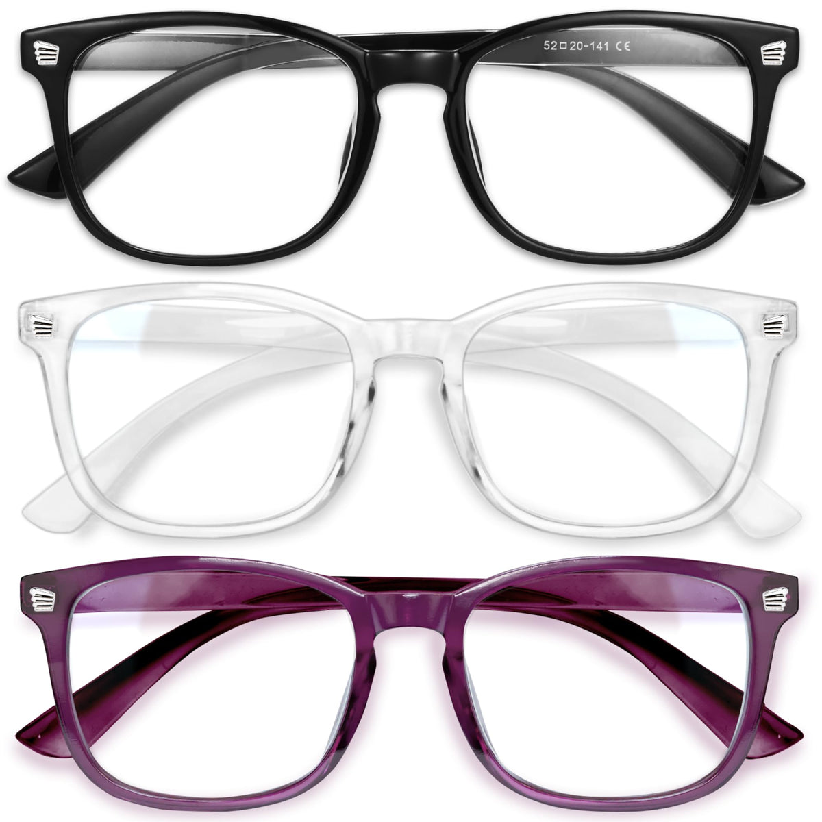 Gaoye Blue Light Glasses for Women - 3 Pack