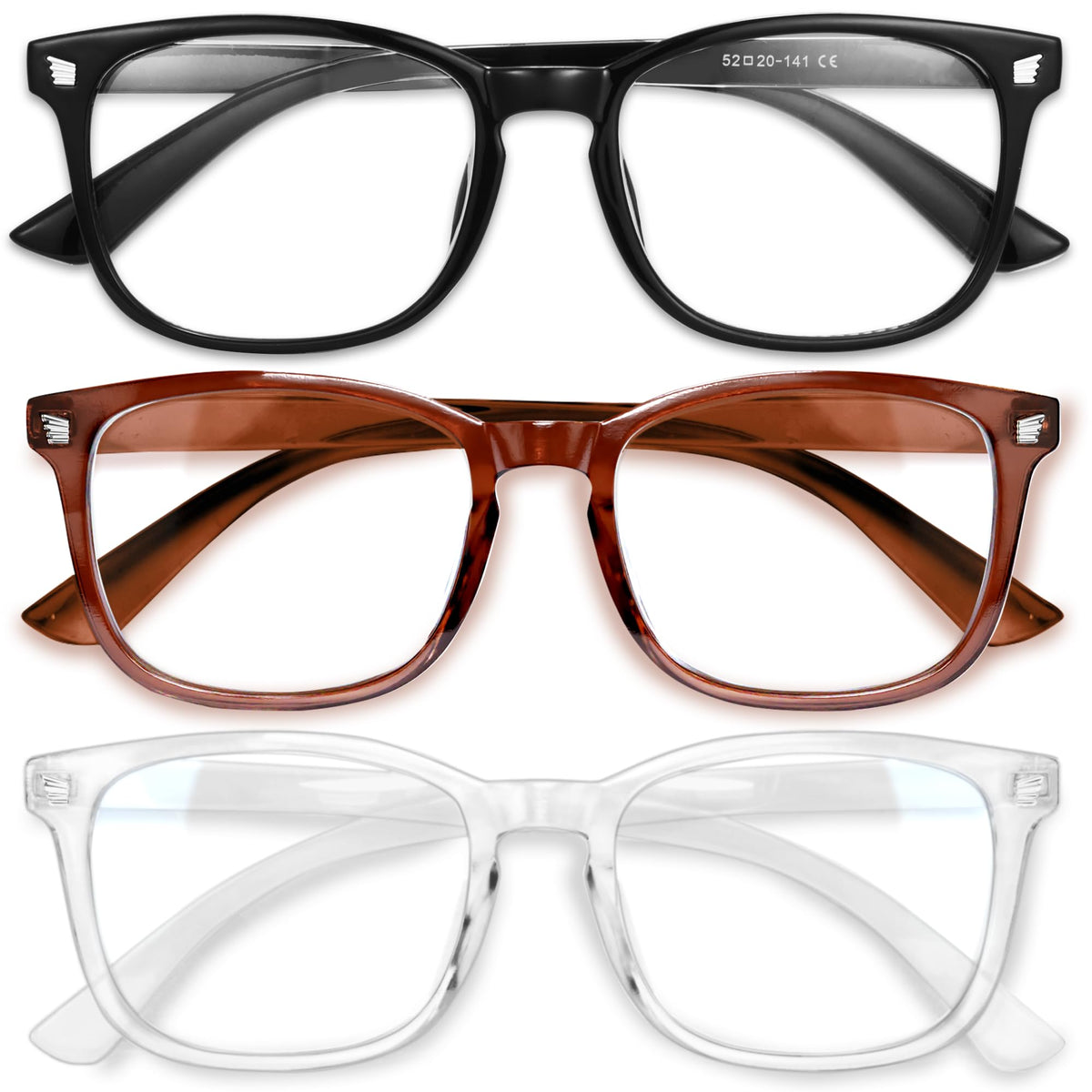 Gaoye Blue Light Glasses for Women - 3 Pack