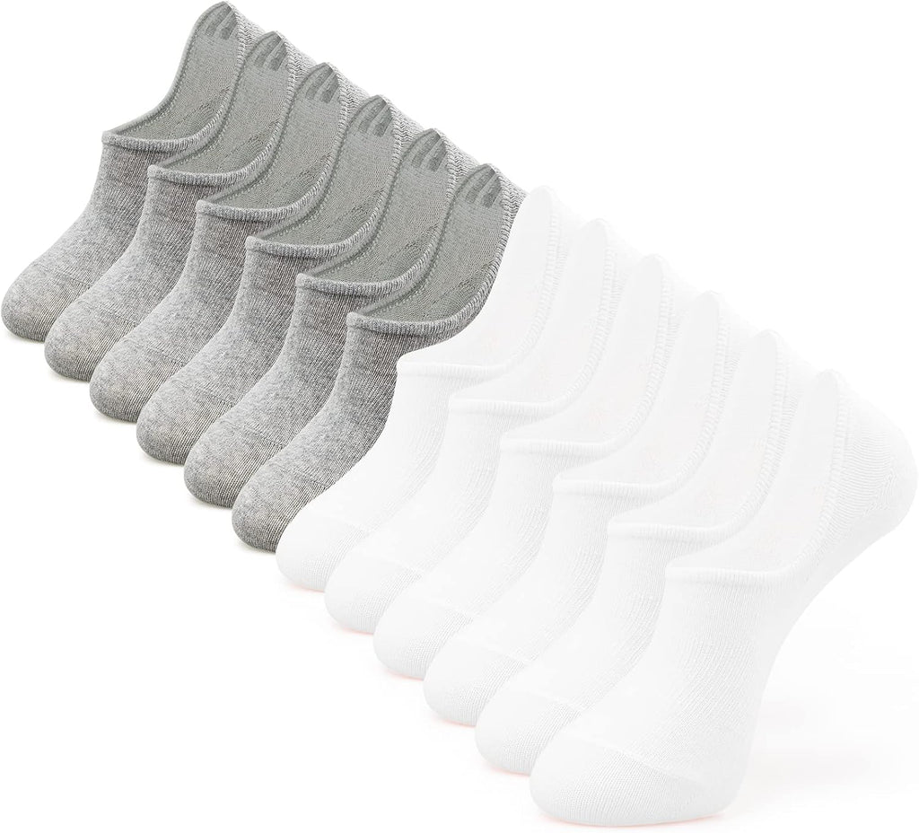 IDEGG Women & Men No Show Low Cut Anti‑Slip Casual Sports Running Socks