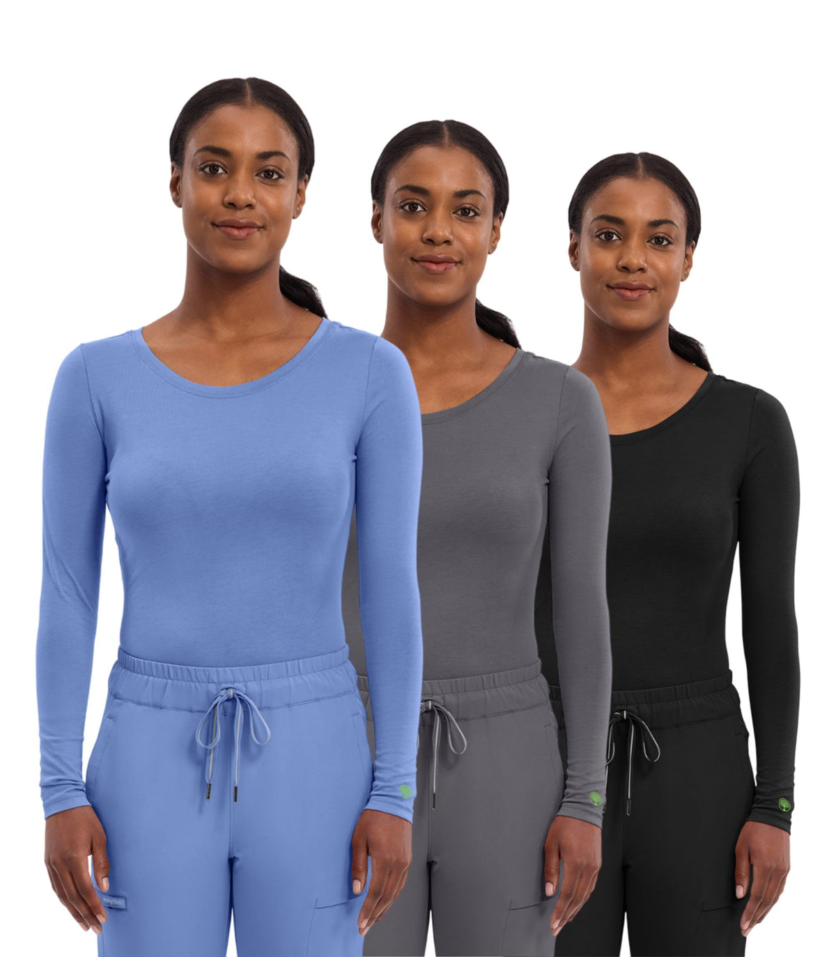 Healing Hands Underscrub Long Sleeve Women Knits Scrub Tops