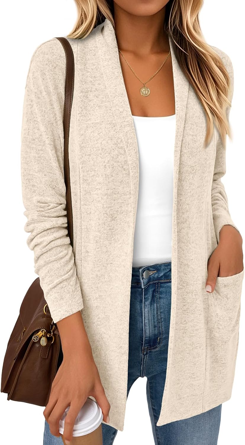 LILLUSORY Cardigan for Women Lightweight Cardigans Fall Fashion Outfits