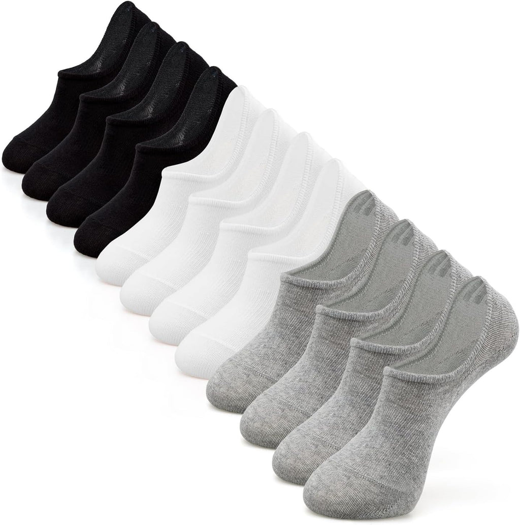 IDEGG Women & Men No Show Low Cut Anti‑Slip Casual Sports Running Socks