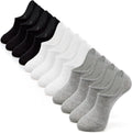IDEGG Women & Men No Show Low Cut Anti‑Slip Casual Sports Running Socks