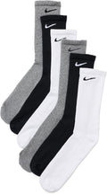 Nike Adult Everyday Cushioned Training Crew Socks (6-Packs) | Mens & Womens