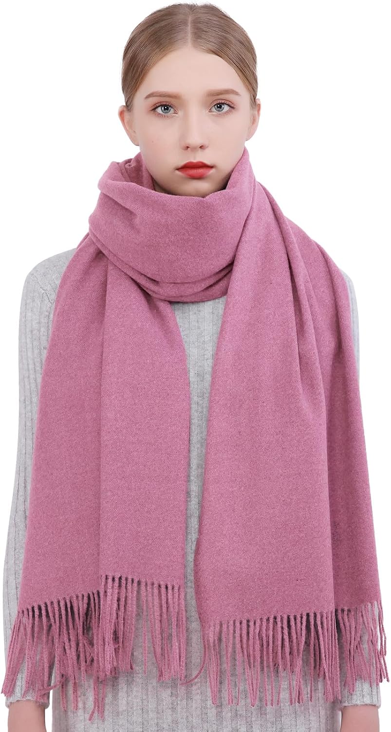 RIIQIICHY Winter Scarfs for Women Pashmina Shawls Wraps for Evening Dresses Large Warm Soft Scarves