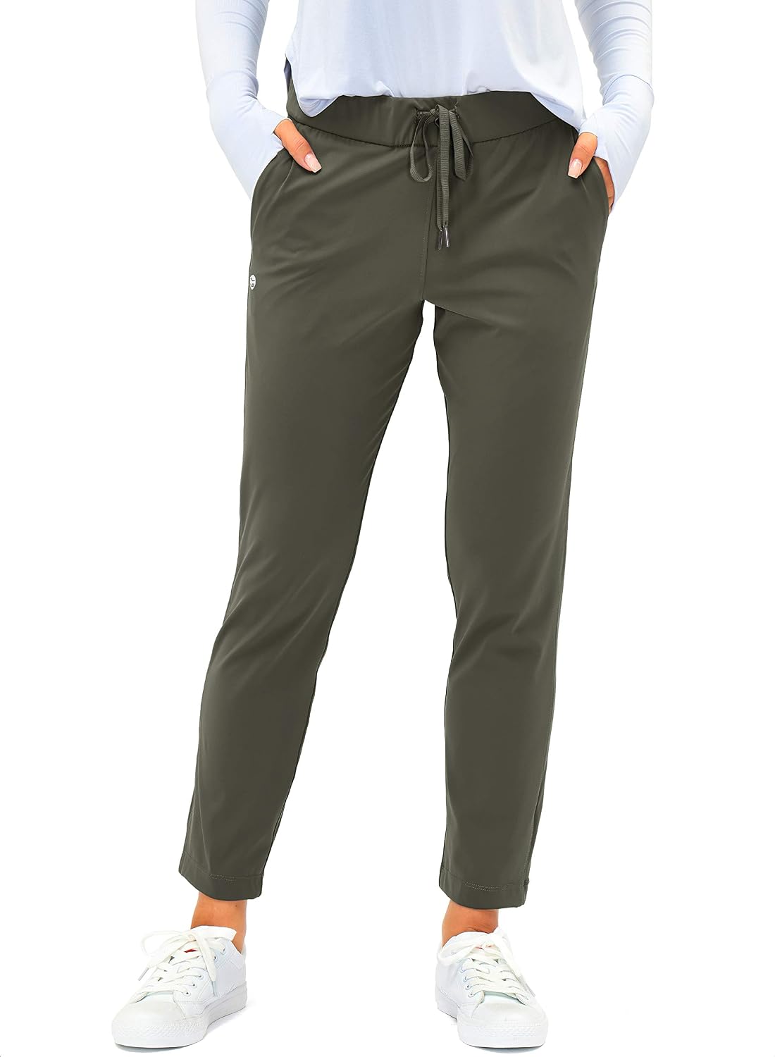 G Gradual Women's Pants with Deep Pockets 7/8 Stretch Ankle Sweatpants