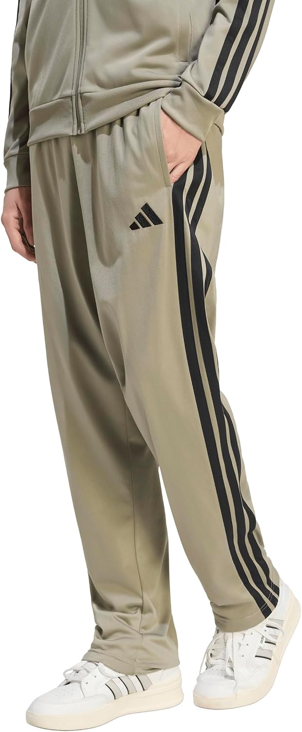 adidas Mens Dayready Open Hem Tracksuit Bottoms Casual - Black