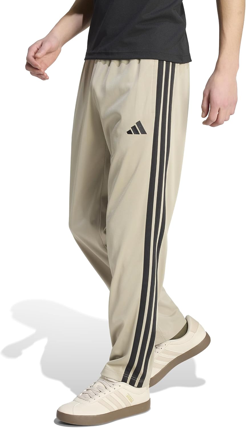 adidas Mens Dayready Open Hem Tracksuit Bottoms Casual - Black
